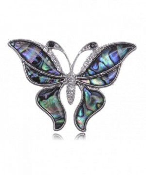 Alilang Silvery Abalone Crystal Butterfly