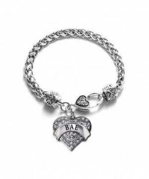 Bracelet Silver Plated Lobster Crystal