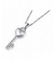 Petite Skeleton Pendant Necklace Sterling