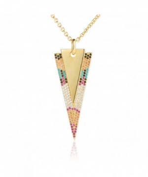 Karseer Arrowhead Geometric Triangle Multicolor