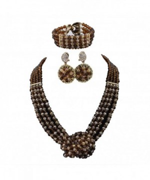 Africanbeads Crystal Necklace Nigerian Wedding