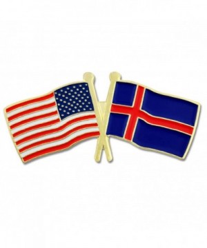 PinMarts Iceland Crossed Friendship Enamel