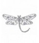 Alilang Iridescent Crystal Rhinestone Dragonfly