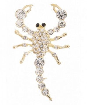 Scorpion Brooch 2 25 Crystal Accents