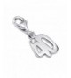 Number Charm Lobster Sterling Silver