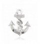 Spinningdaisy Silver Plated Crystal Anchor