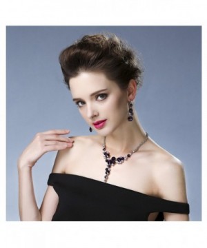 Hamer Crystal Statement Necklace Earrings