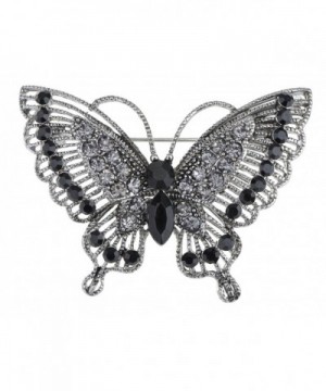 Alilang Antique Inspire Rhinestones Butterfly