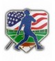 PinMarts Baseball Patriotic Trading Enamel