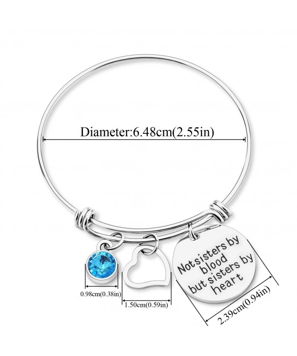 Friendship Birthstone Adjustable 03 Mar Aquamarine - 03-Mar.-Aquamarine ...