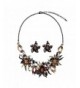 Hamer Multi color Statement Necklace Earrings