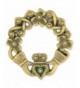 PinMarts Antique Bronze Claddagh Brooch