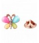 Fashion Elegant Rhinestone Multicolor Butterfly