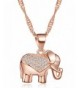 Infinite Elephant Necklace Sterling Zirconia