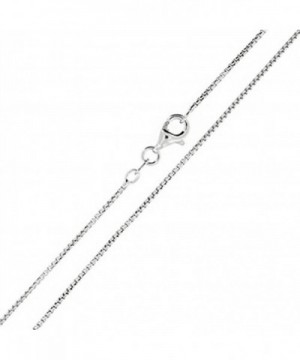 Sterling Silver 1mm 12mm Necklace 1 1mm 30