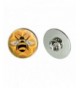 Honeycomb Metal Tack Lapel Pinback