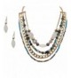 Goldtone Multilayered Crystal Statement Necklace