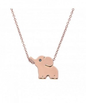 Stainless Elephant Necklace Everyday Jewelry