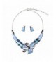 SDLM Fashion Multiple Necklace Earrings