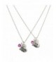 Lux Accessories Silvertone Little Necklace