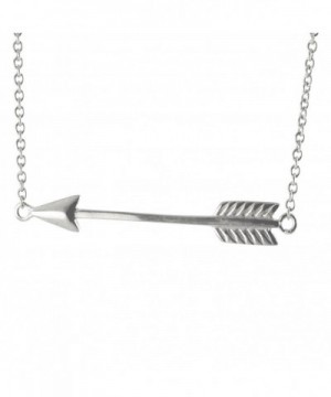 apop nyc Sterling Chevron Necklace