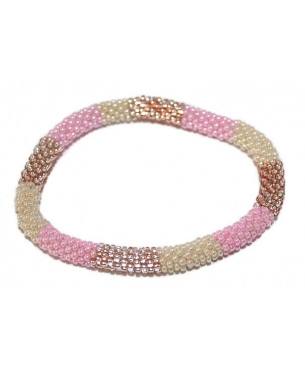 Crochet Glass Bracelet Nepal SB279