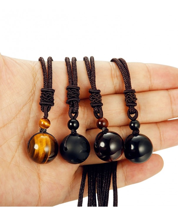 Unisex Natural Tiger Stone Onyx Stone Lucky Blessing Chakra Beads ...