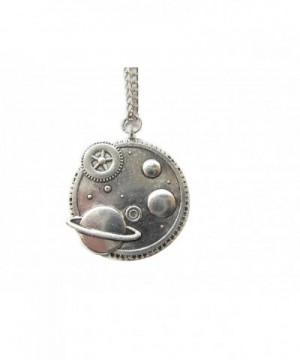 Galaxy Necklace Steampunk Pendant celestial