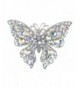 Alilang Borealis Crystal Rhinestone Butterfly