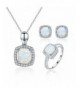 Bridesmaids Sterling Zirconia Necklace BISAER