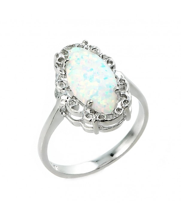 Sterling Silver Statement Solitaire Ring