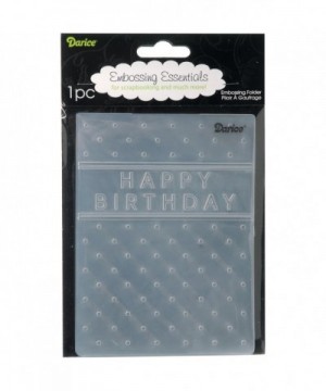 Happy Birthday Embossing Folder X5 75