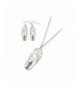 Seahorse Outline Flip flop Necklace Earring