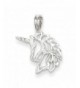 Sterling Silver Unicorn Head Charm