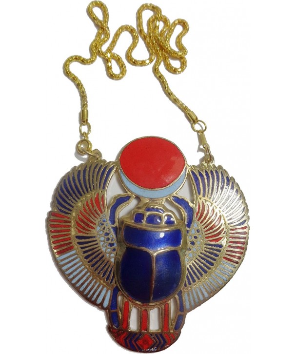 Necklace Pendanat Jewelry Enameled Egyptian
