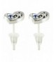 Hypoallergenic plastic post heart earrings