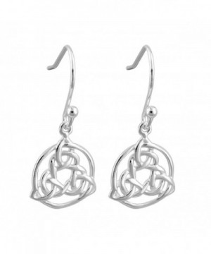 Sterling Trinity Distinct Fish hook Earrings