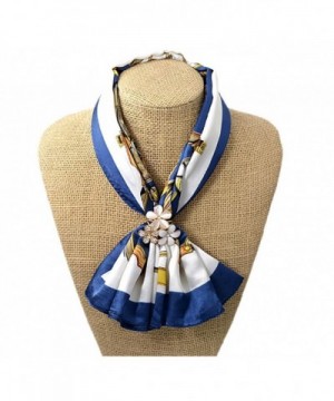 Silver Clover Womens Flower Scarves